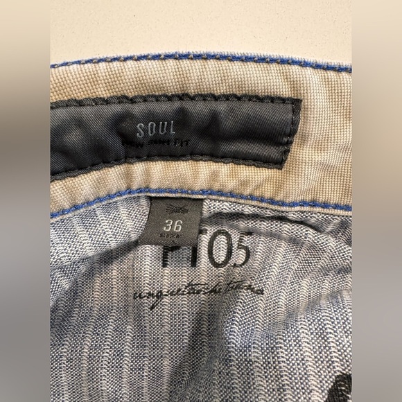PT05 Men’s Gray New Soul Slim Fit Jeans Size 36X28 Italian Denim Stretch - Picture 7 of 15